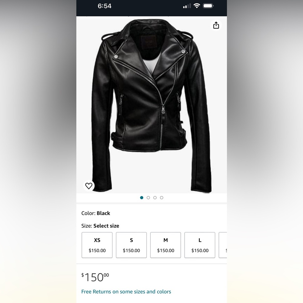 Top Gun Vegan Leather jacket